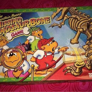 Bernstein Bears Missing dinosaur bone board game